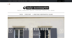 Desktop Screenshot of dailymontmartre.com
